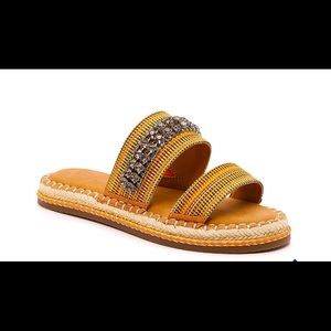 CROWN VINTAGE MIYAN  ESPADRILLE SANDALS .NWB